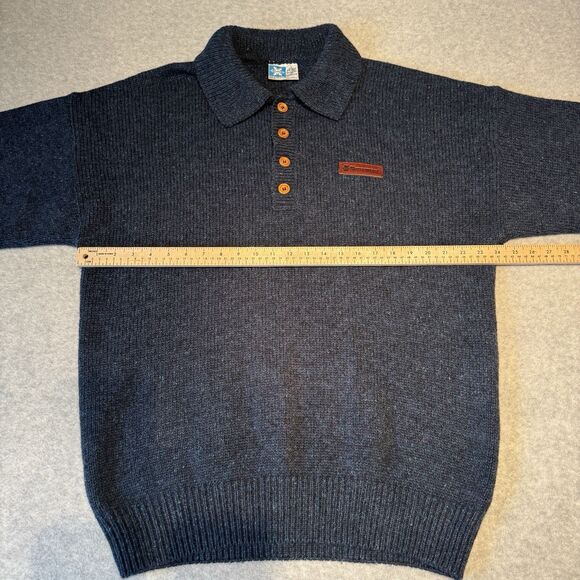 Norsewear 100% Wool Sweater Men XL Blue New Zealand Jumper Pullover Knitwear - Picture 7 of 11